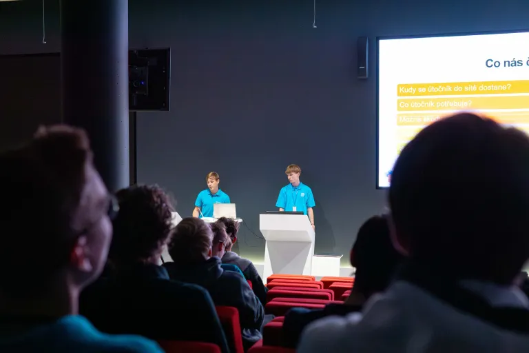 Photo from one of the Microsoft lecture rooms