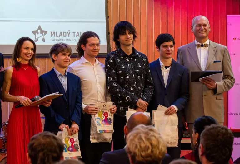 Photo from the Young Talent of the Pardubice Region ceremony